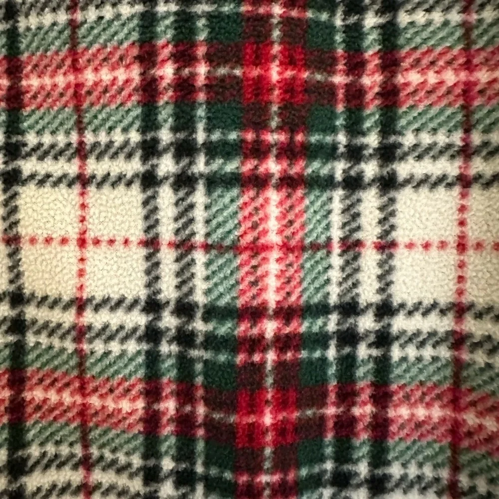 LAUREN Ralph LAUREN Red Green Navy Flannel Pajama Top Pocket Logo size Small - Picture 5 of 6